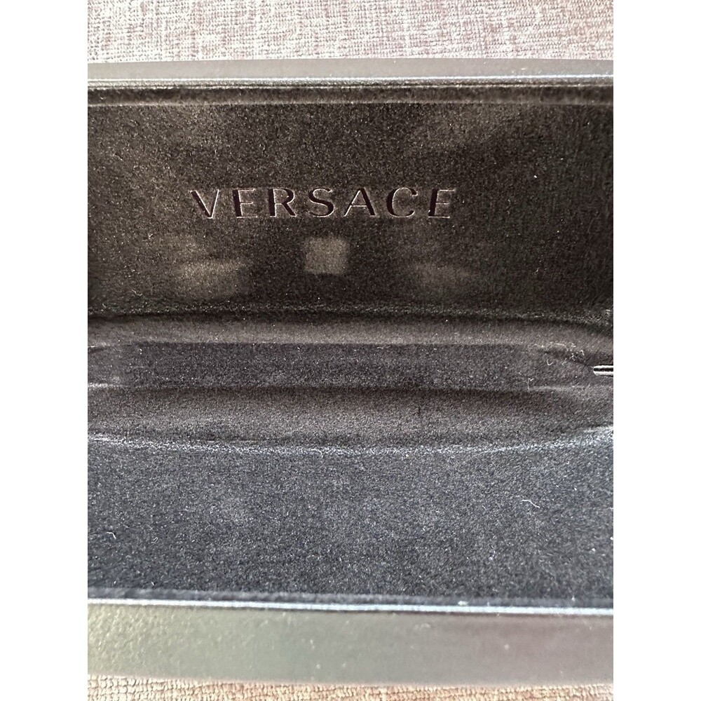 Versace Black Hard Case for Glasses & Sunglasses with Cleaning Cloth - Picture 3 of 4